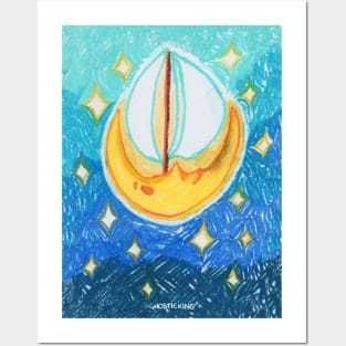 Moon Ship Posters and Art